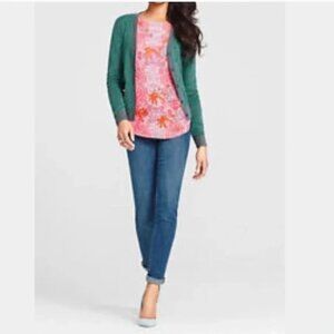 Cabi Julbilee Pink Paisley Top Size Medium